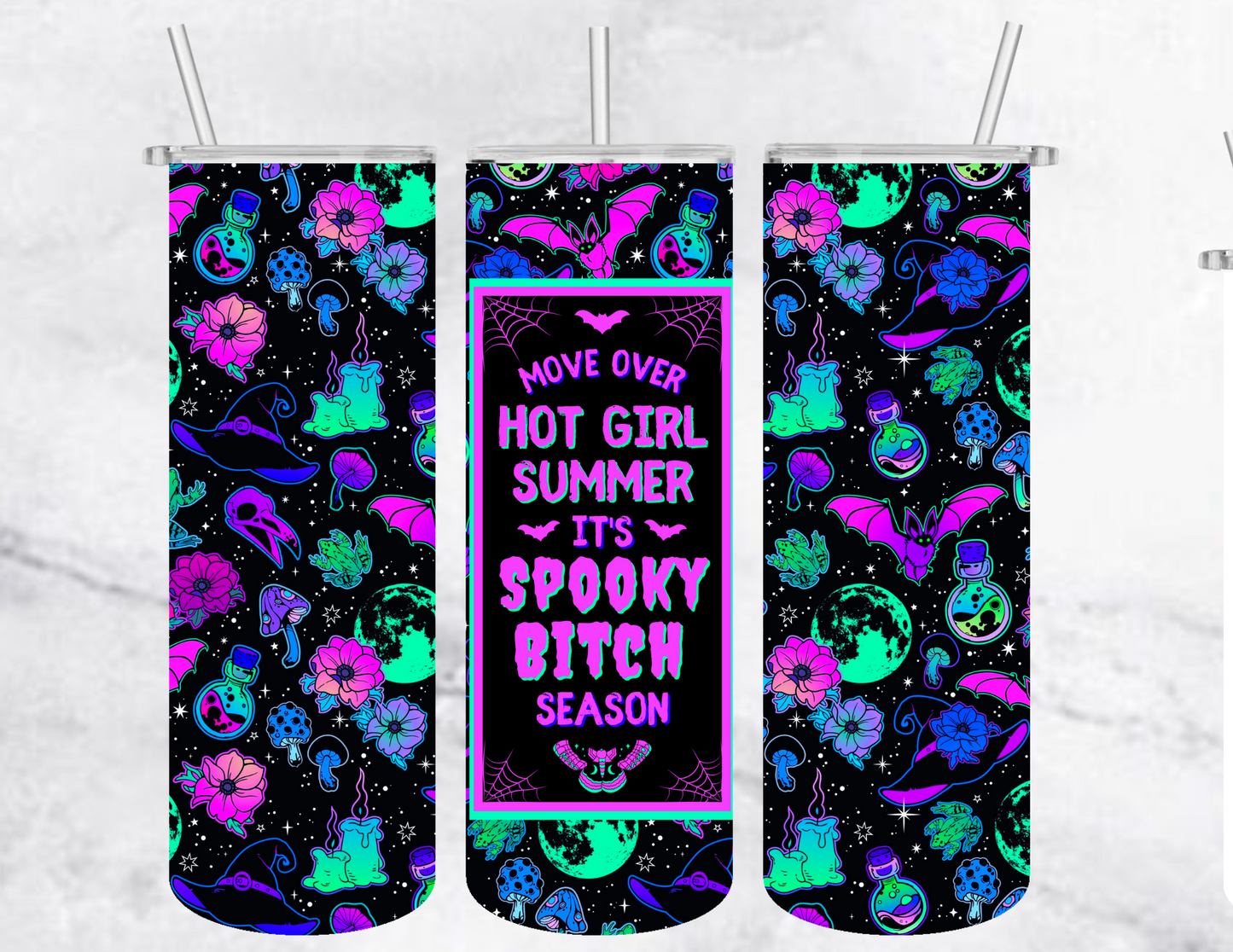 spooky b season 20 oz tumbler