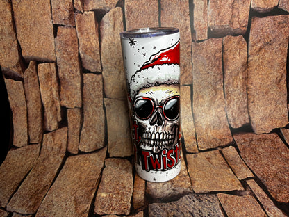 cool skeleton sweet but twisted 20 oz tumbler