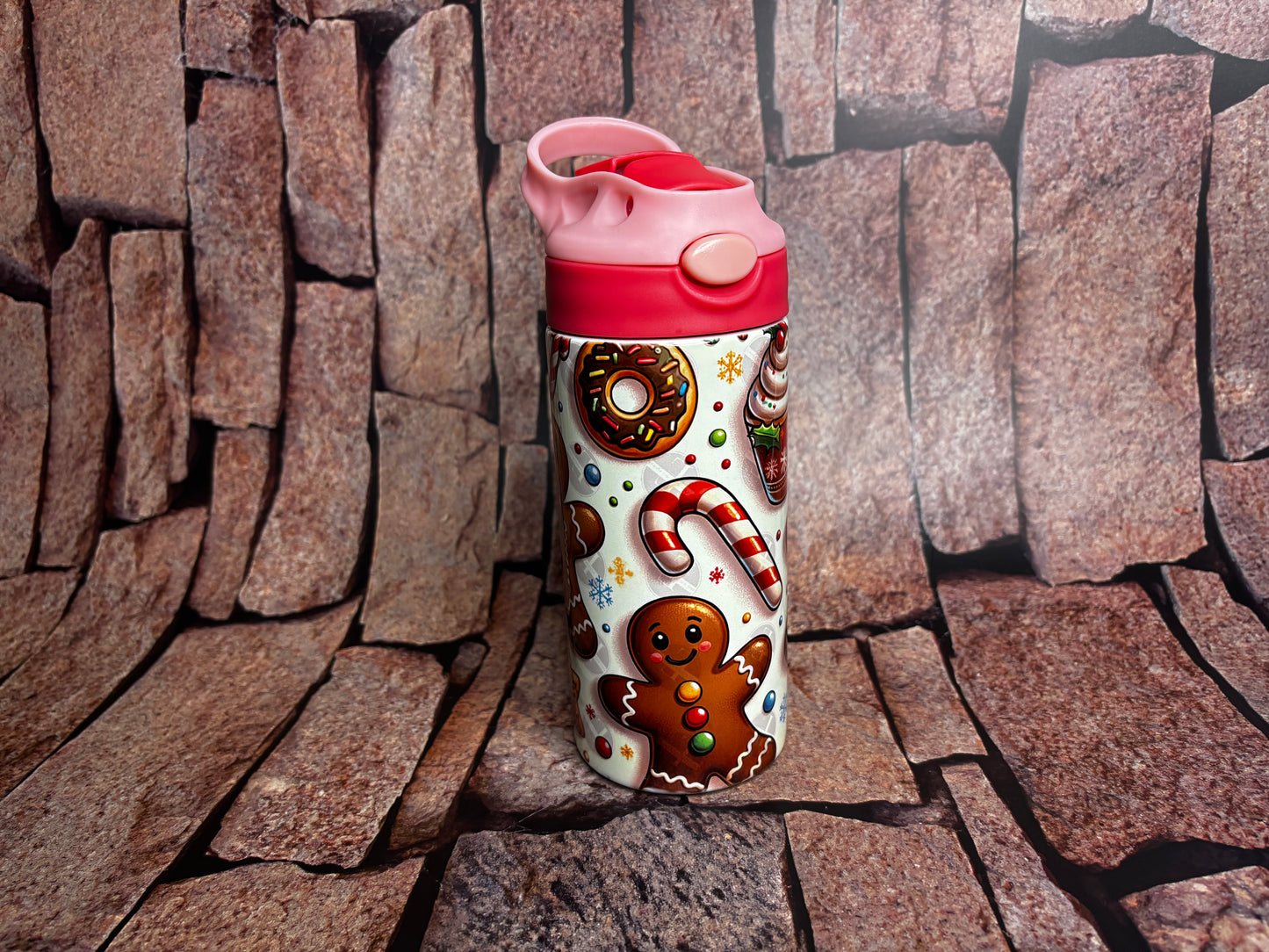 gingerbread man 12 oz tumbler