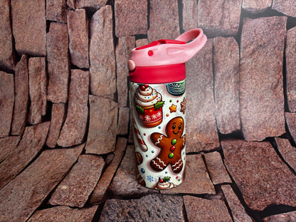 gingerbread man 12 oz tumbler