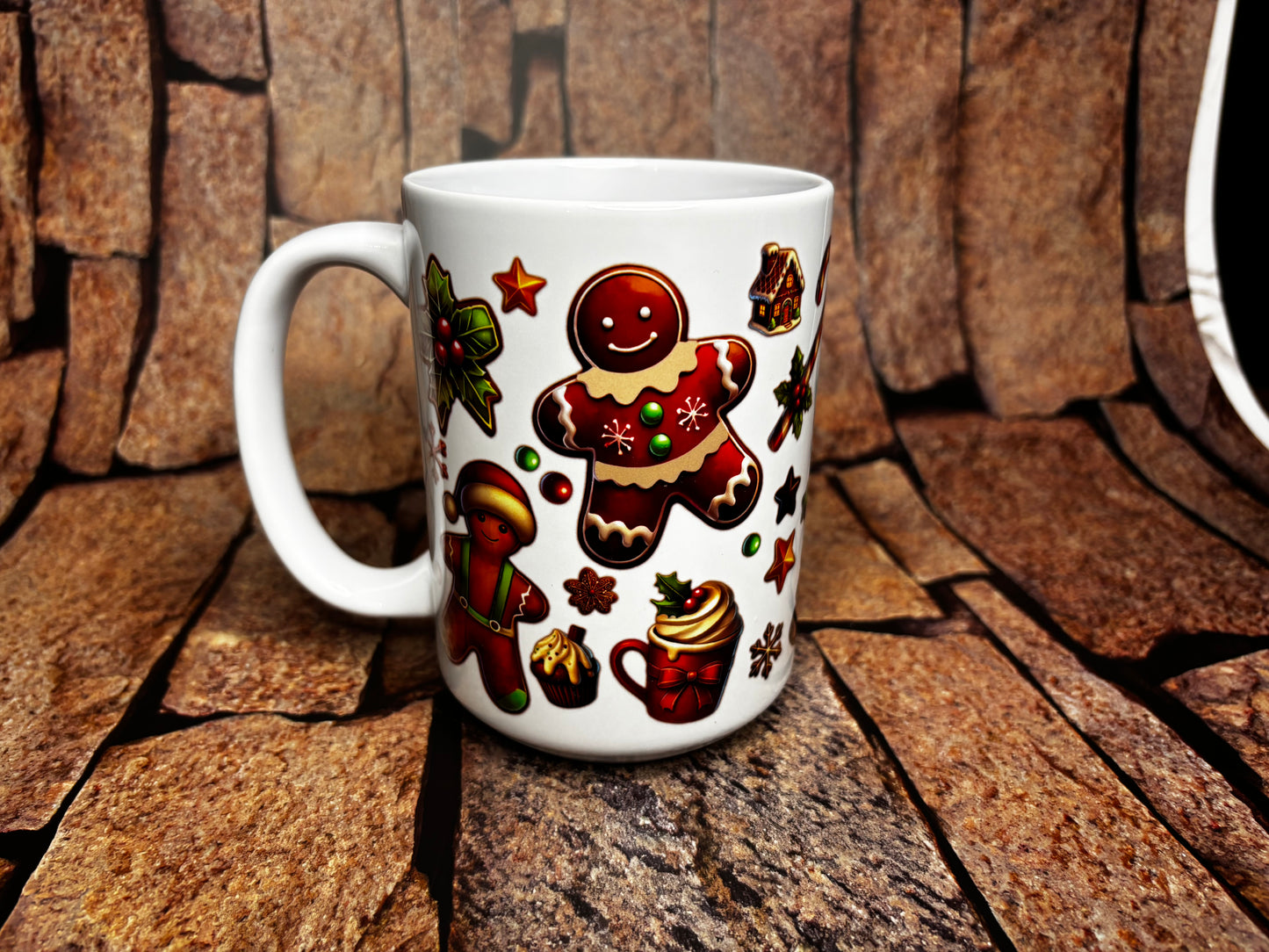 Christmas gingerbread 15 oz mug