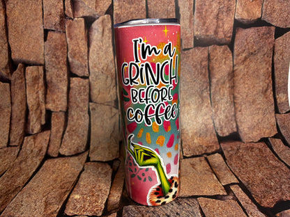 girl grinch tumbler